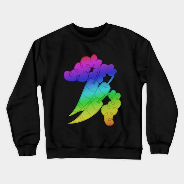 MLP - Cutie Mark Rainbow Special - Carrot Top Crewneck Sweatshirt by ariados4711